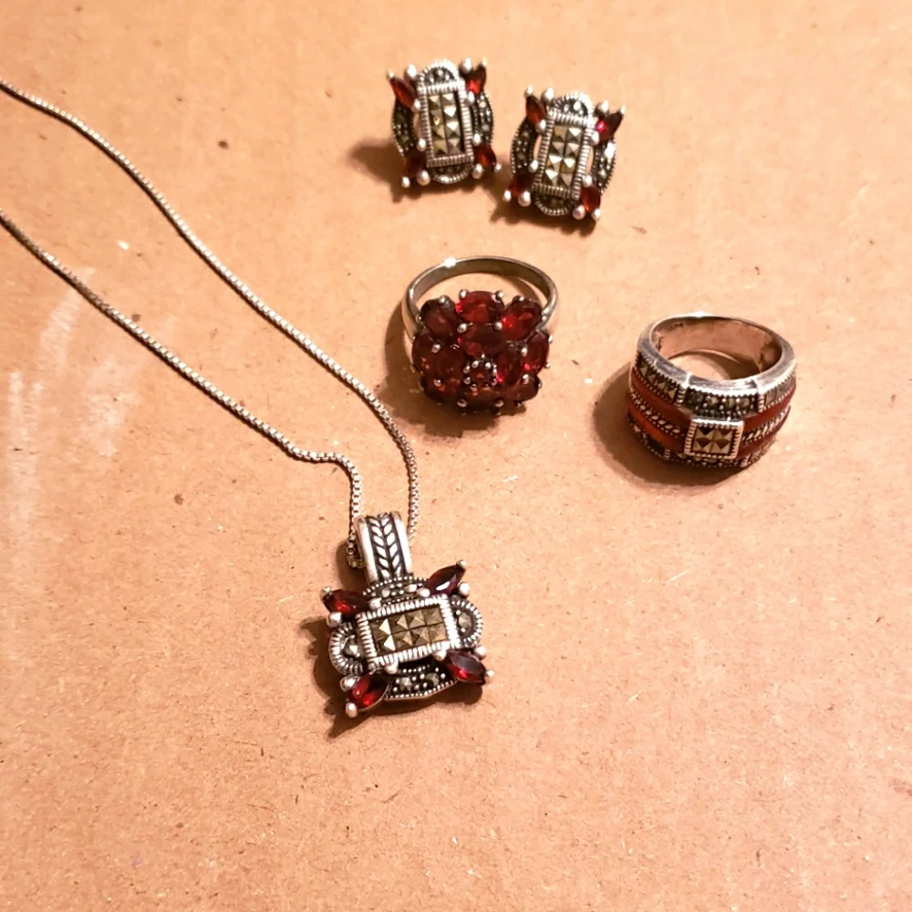 925 Jewelry Set - Picture 1 of 6